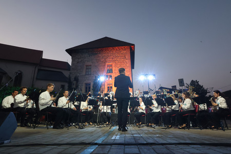 27. poletni večer ob Dnevu državnosti koncert Godbe Cerknica 28 Foto Ljubo Vukelič